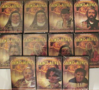 SAINTS ALIVE COMPLETE 11 DVD SET. AN EWTN NETWORK SERIES ON CATHOLIC SAINTS DVD