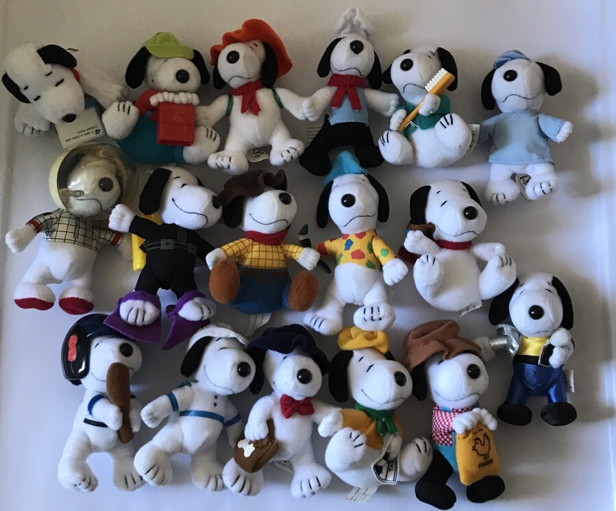 Snoopy 2001 McDonald's Japan Happy Meal Toy Plush Doll 17