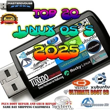 Linux OS Top 20 Multi-Boot USB 2025 - Ultimate Compilation of Linux OS and Tools