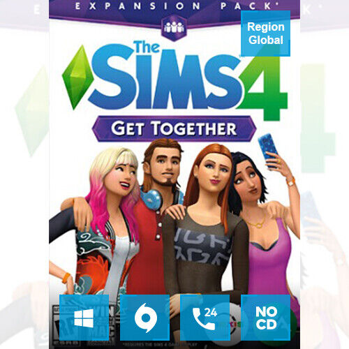 The Sims 4 Get Together Expansion Pack DLC for PC Game Origin Key Region Free - Afbeelding 1 van 1