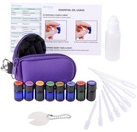 Aroma Designs Personal Health Care Kit - Key Chain Pouch & 8 100% Pure Th... Aroma Designs Personal Health Care Kit - Key Chain Pouch & 8 100% Pure Th...