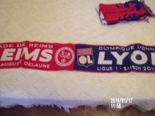 ECHARPE STADE DE REIMS CONTRE OLYMPIQUE LYONNAIS