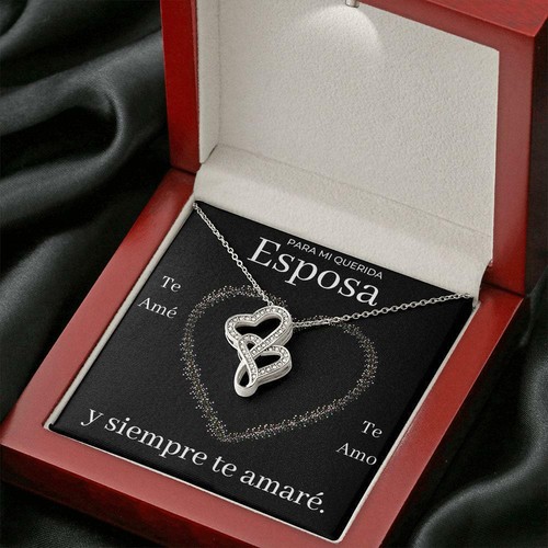 Regalo para mi Esposa Collar Con Mensajes de Amor y Corazones Aniversario Cumple - Foto 7 di 10