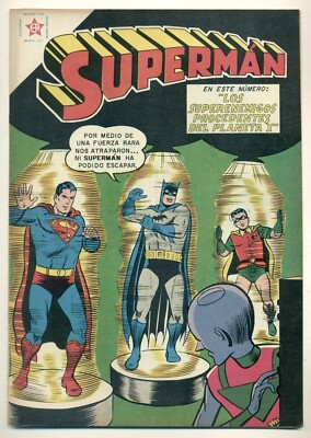 SUPERMAN #183 Los Superenemigos Procedentes del Planeta X, Novaro Comic 1959