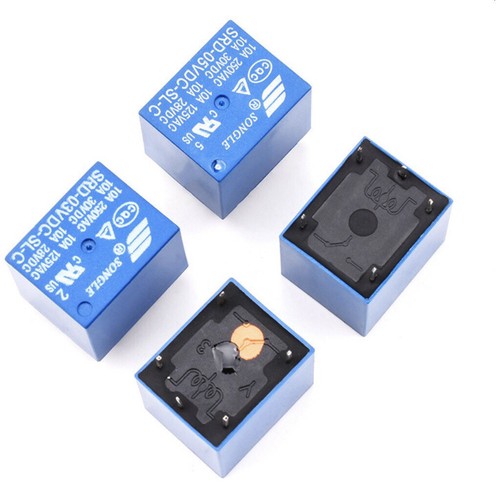 4PCS 9V 5 Pin Relay Quality DC Coil Power Relay SRD-09VDC-SL-C 9VDC 10A Arduino - Picture 7 of 8