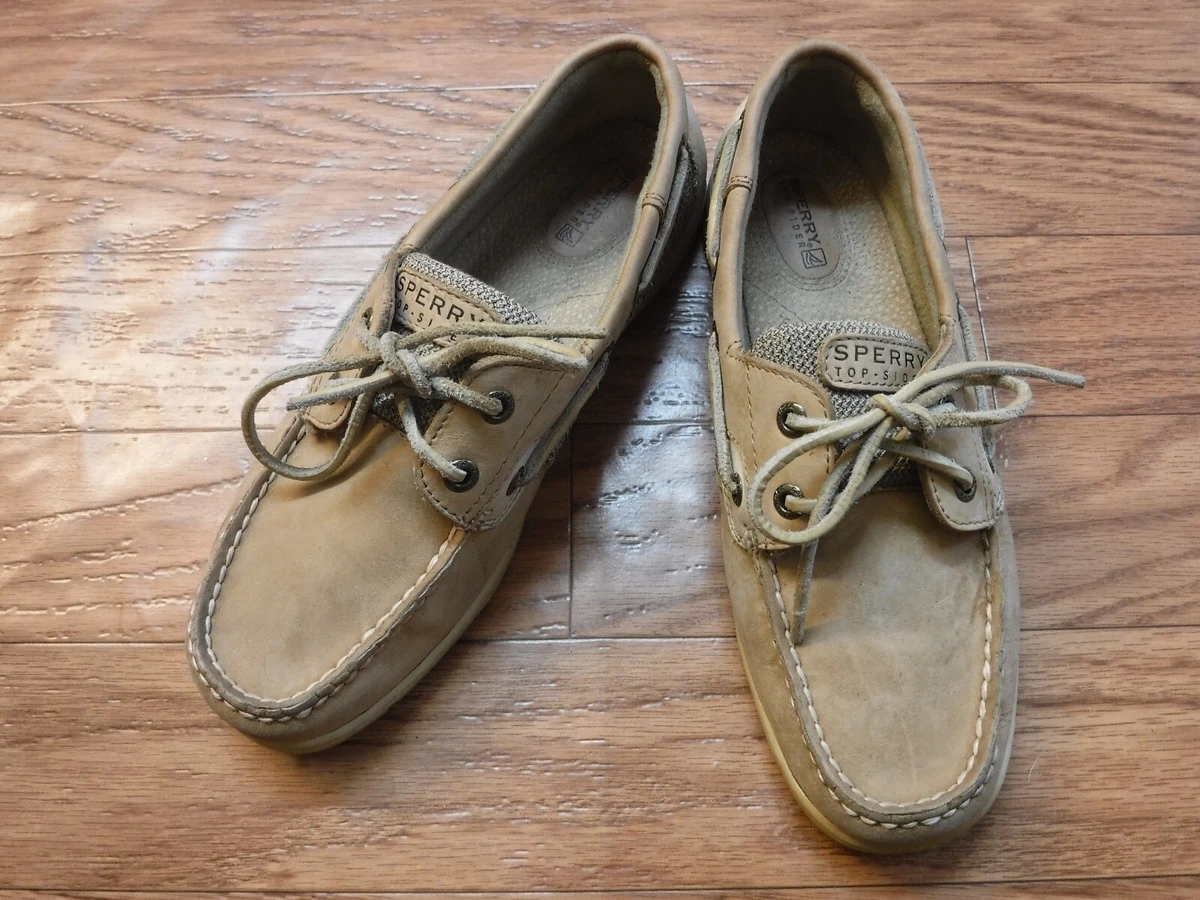 Sperry top sider leather upper cheap