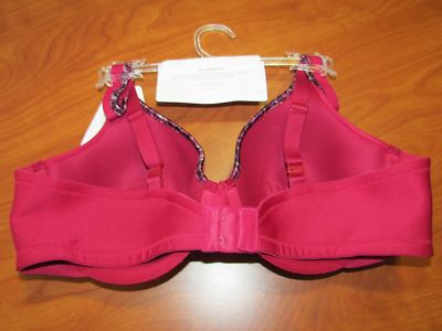 NEW VANITY FAIR BODY CARESS UNDERWIRE RED BRA 38B 38D 40C 40D