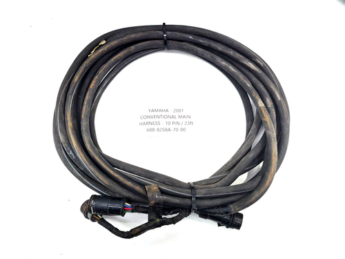Genuine Yamaha Outboard Engine, CONVENTIONAL MAIN HARNESS LOOM - 10 PIN ...
