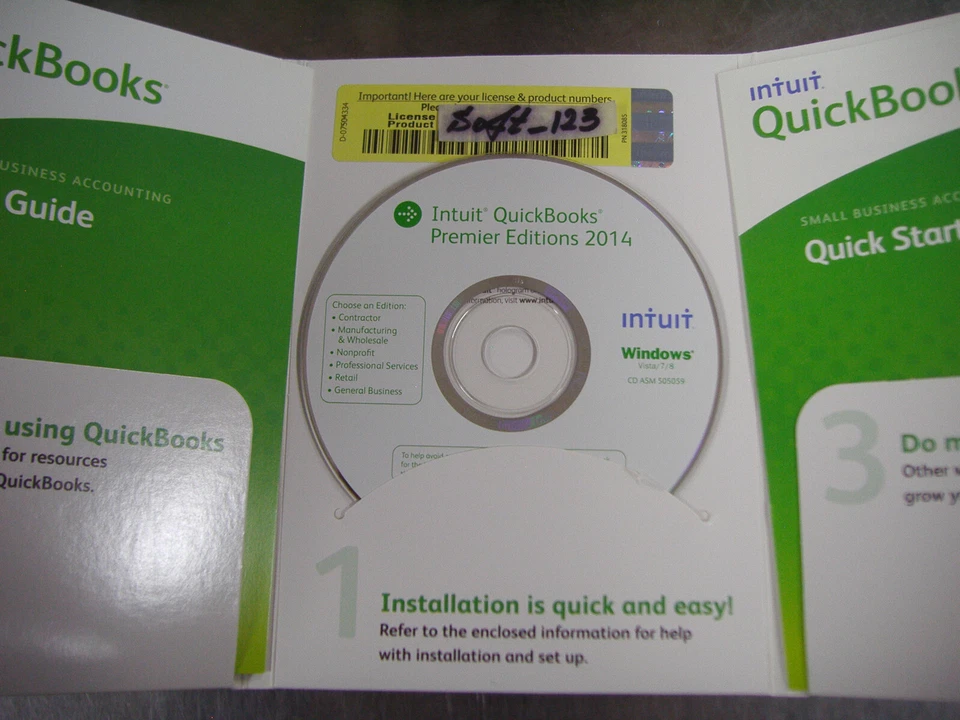 INTUIT QUICKBOOKS PRO 2014 FOR WINDOWS FULL RETAIL FOR USA =LIFETIME LICENSE= - Image 4 of 4