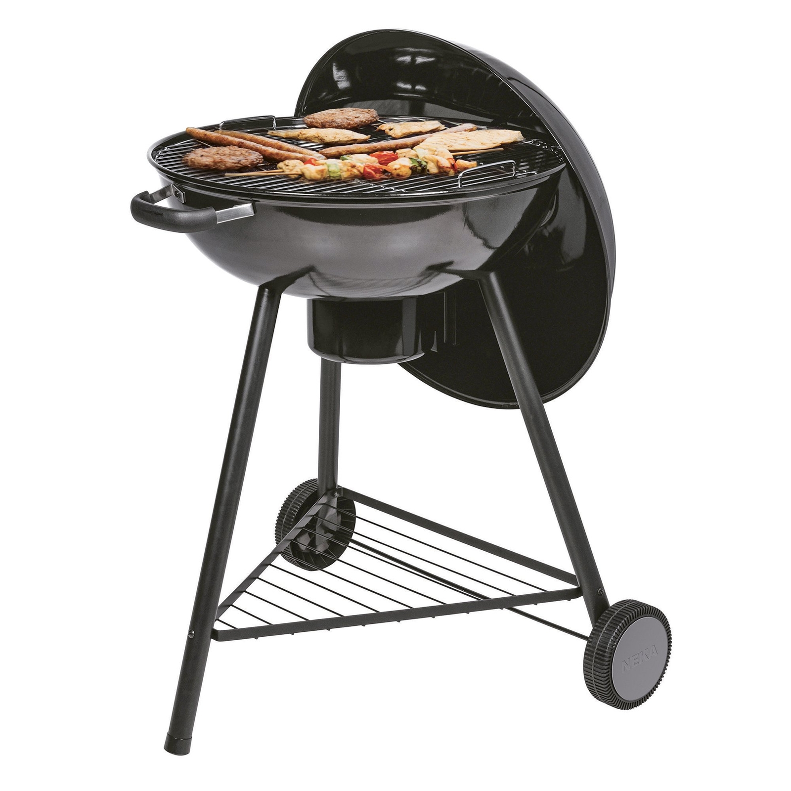 Barbecue à charbon Bisca Neka avec pare-vent pour éviter les variations de température