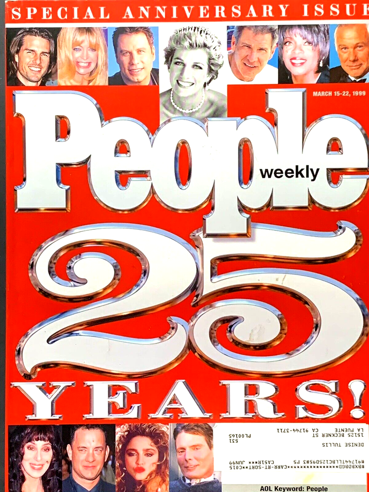 PEOPLE MAGAZINE MARCH 1999 ANNIVERSARY ISSUE