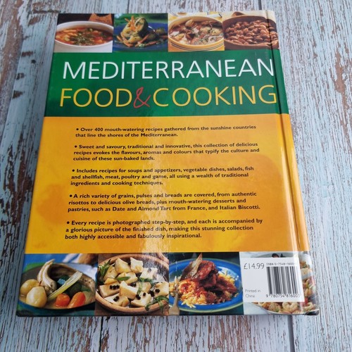 Mediterranean Food & Cooking Cookbook Hardcover Joanna Farrow Jacqueline Clarke - Picture 8 of 9
