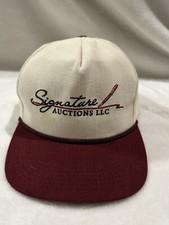 Vintage Signature Auctions LLC Hat Cap Leather strap Legend brand USA Made