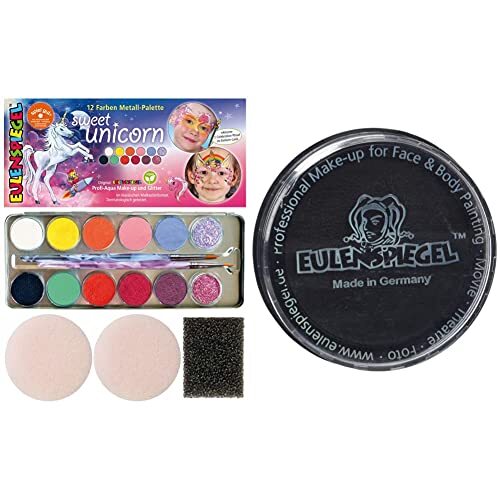 Eulenspiegel 212264 - Palette di trucchi Sweet Unicorn, vegano, con (e7C)