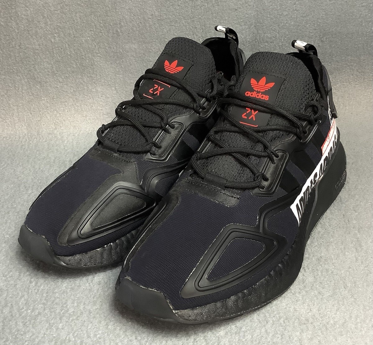 adidas ZX 2K BOOST Bold Core Black FX7038 42 women 10 / men 8.5 | eBay