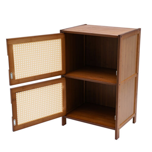 Modern Nightstand 2 Drawers End Side Table Bedside Table with Storage Cupboard - Picture 9 of 22