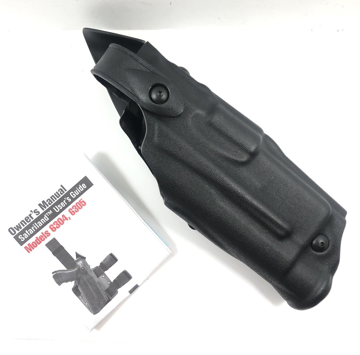Safariland 6360 Level 3 Duty Holster For Glock 34/35 With M3 Light – STX Basketweave, Mid-Ride, Black - View #4