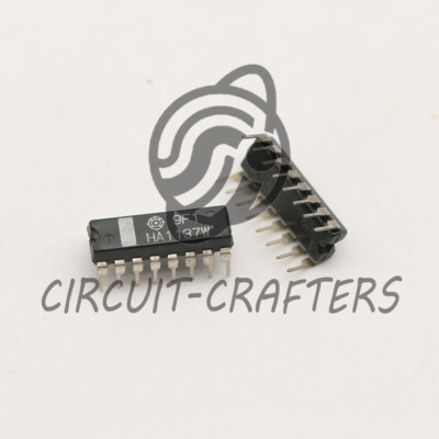 2PCS New HITACHI HA1137W DIP-16 FM IF System IC
