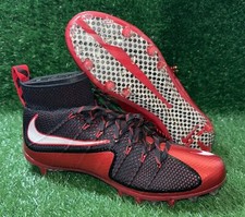 Nike Vapor Untouchable TD Flyknit Football Cleats Red Black Size 9.5 698833 New