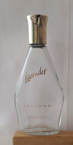 Botella de perfume vacía vintage colonia de lavanda de Yardley 2 fl oz - Imagen 2 de 3