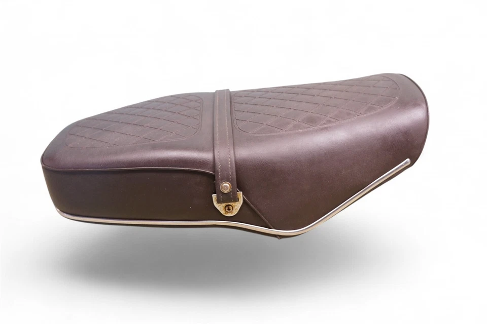 Honda CB500T 1976 original CB 500 T doble asiento marrón sillín HD104 *2538 Foto 2 de 4