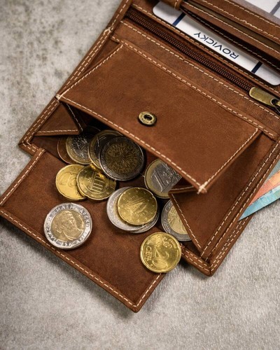 Large men's nubuck leather wallet - Always Wild - Picture 10 of 11