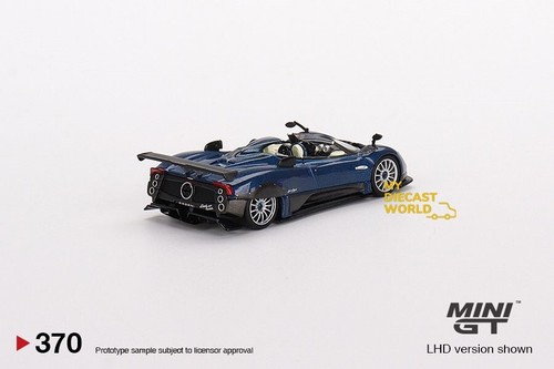1/64 Mini GT #370 Pagani Zonda HP Barchetta Blue Tricolor MGT00370 - Picture 4 of 5