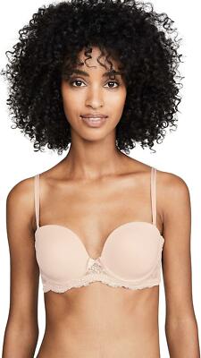 Simone Perele 278345 Women's Eden Strapless Plunge Smooth Cup, Peau Rose, 34C