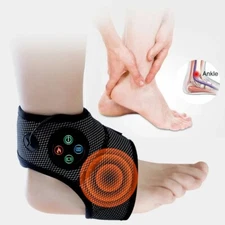 Foot Massager Vibration Hot Compress Support Heating Pad Pain Relief Relaxation