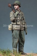 ALPINE MINIATURES 1:35 SET 35169 WWII US BAR GUNNER 1 FIGURE/2 HEADS 