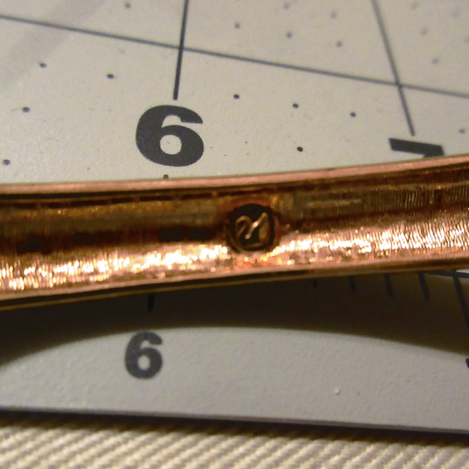 Swarovski Rectangular Red Rhinestones Hinged Bang… - image 9