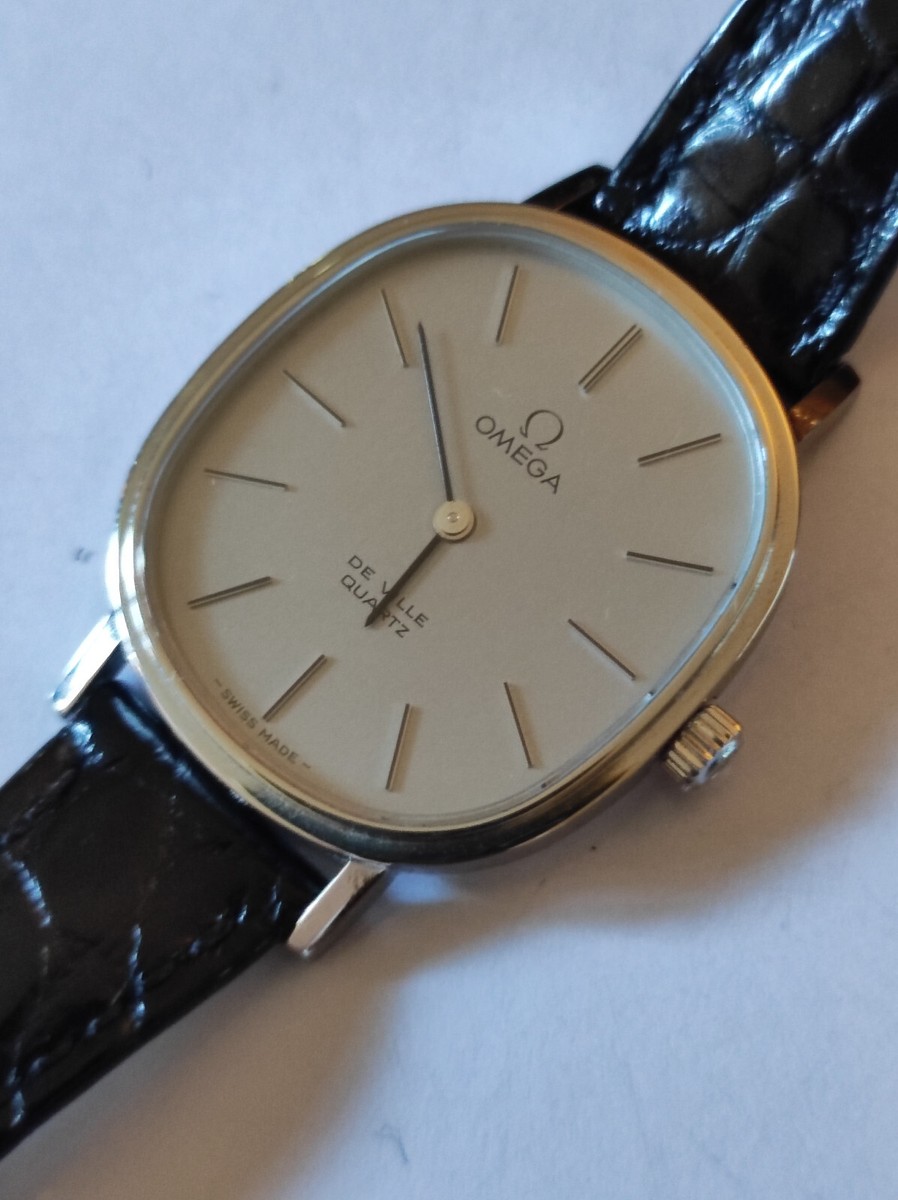OMEGA De Ville Quartz シルバー ブラックレザー OMEGA-DE-VILLE-QUARTZ-1-scaled.jpg