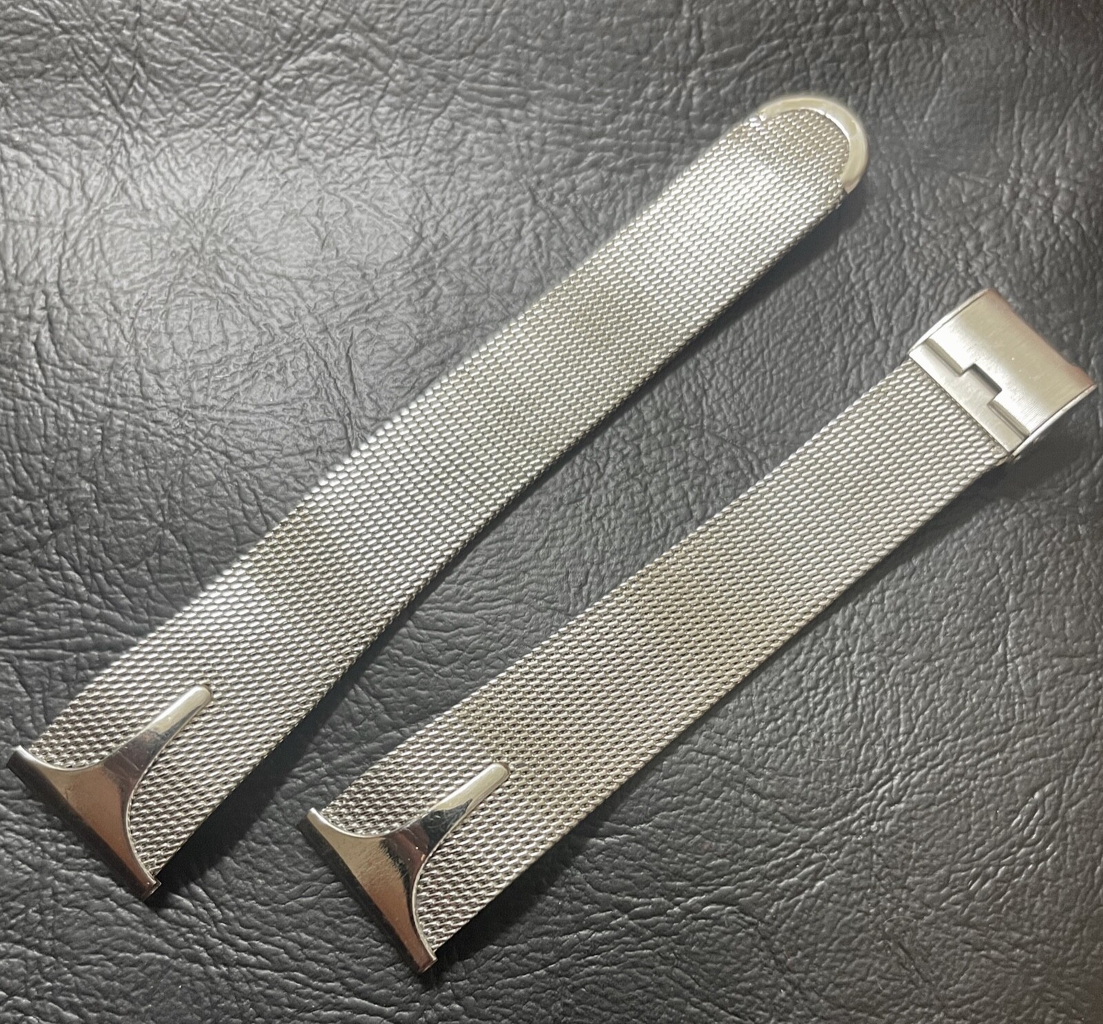 19mm JB Champion Stainless Steel mesh NOS 1960s vintage watch band