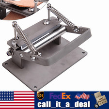 Manual Leather Peeling Machine Splitter Skiver Peeler Skiving Paring DIY Tool US