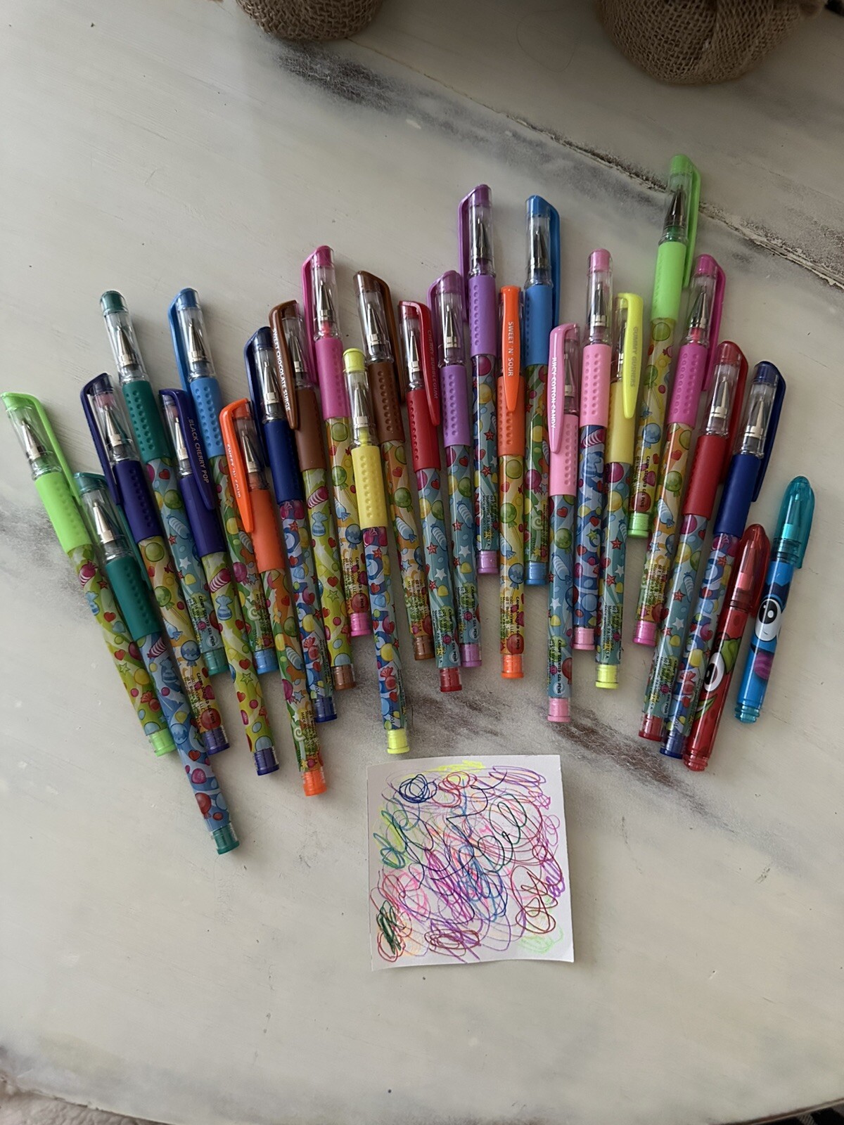 Gel Pens, Lot Of 26, Unbranded, All Work-image