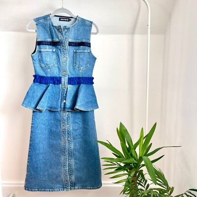 white christmas dresses Holland Denim Mini Dress | Coastal Wash