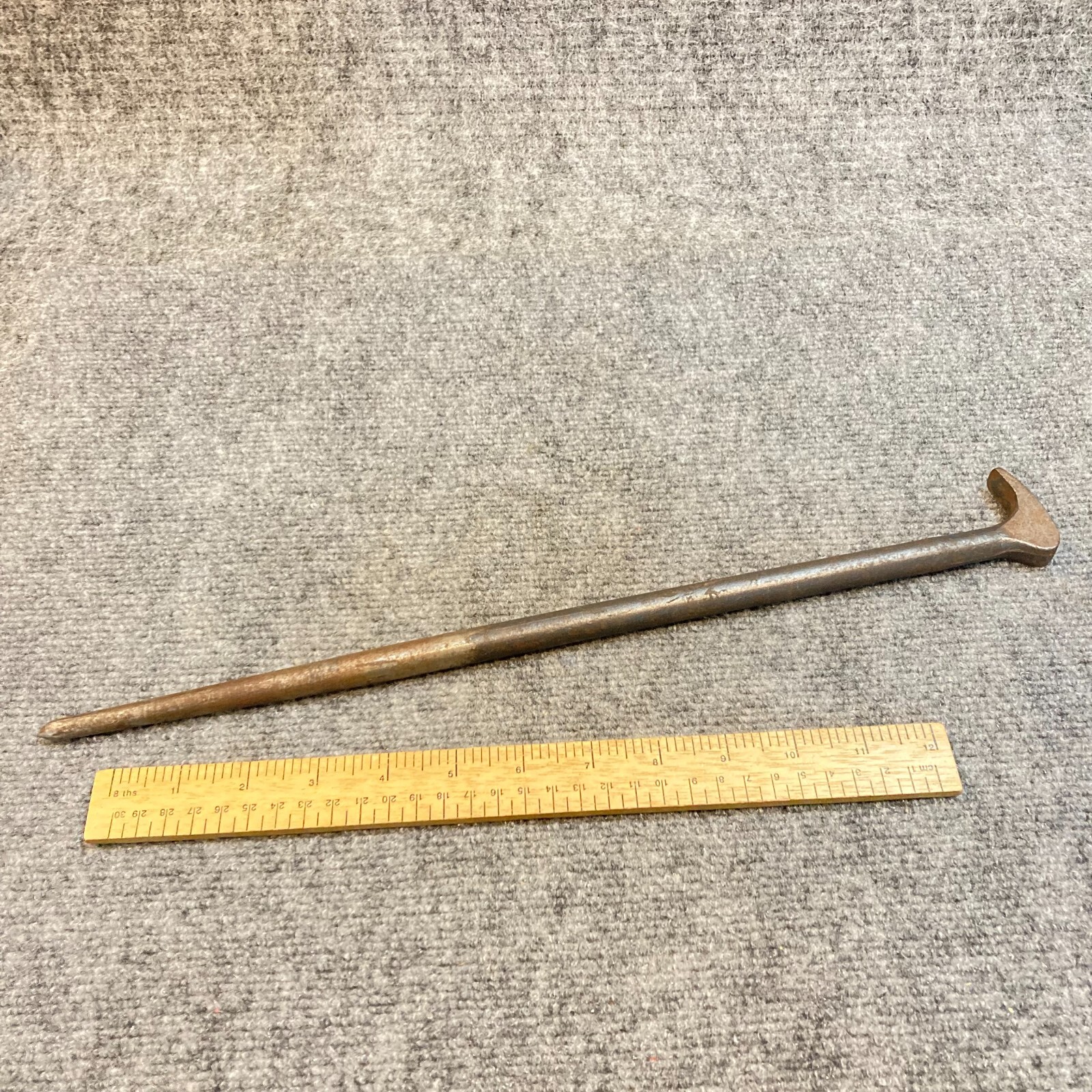 Vintage Pry Bar Rolling Foot Lady Foot Pry Bar Line Up Tool 16 1/2" eBay