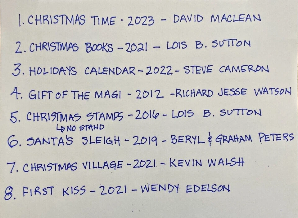 LOTE / 8 - PUZZLES DE MONTAÑA BLANCOS - 1000 PIEZAS - LIBROS DE SELLOS DE PUEBLO DE NAVIDAD Foto 2 de 4