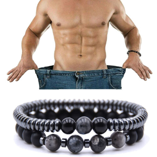 Natural Lava Stone Owl Lion Buddha Head Beaded Handmade Bracelets For Women Men - Picture 67 of 82