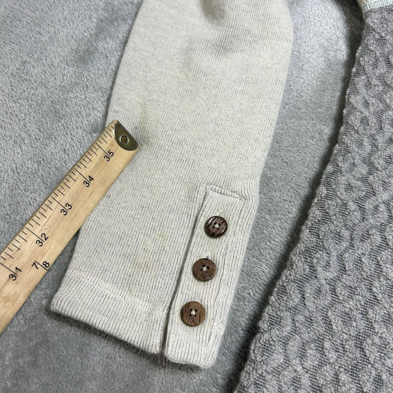 prana aya gravel knit sustainable wool blend pullover sweater