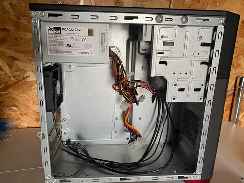 desktop behuizing inclusief Voeding+DVD drive+Fan+CPU Cooler
