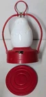 Vintage Amico PEEP CHICK DUCK LANTERN Light Lamp Battery Tin Milk Glass Japan