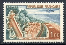 Année 1962 france YT 1355  Le touquet paris plage