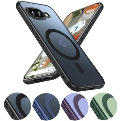 MagSafe Hülle für Google Pixel Schutzhülle Silikon Hard Case Kameraschutz matt - Bild 1 von 4