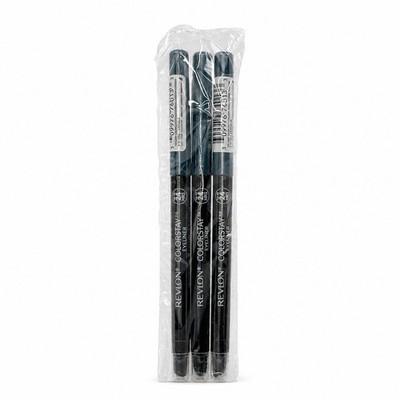 Revlon Colorstay Waterproof Eye Liner Pencil Teal 16 Hour, 3 Pack
