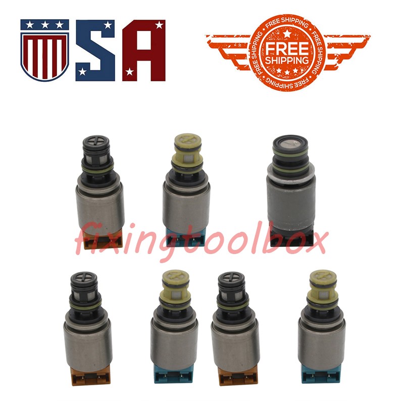 For Audi A4 BMW Aston Martin 7*Transmission Shift Solenoid Set 6HP21 6HP28 6HP34