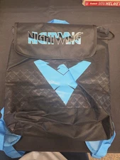 Nightwing Black Backpack Tote Bag Robin Batman Cartoon DC Comics Loot Crate
