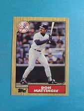 Don Mattingly 1987 Topps Baseball Card # 500 J8704