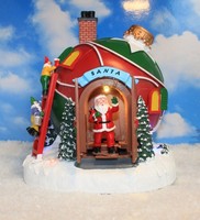 Luville-1179580, Santa`S Ball House Inkl. Netzadapter! Weihnachtsdorf