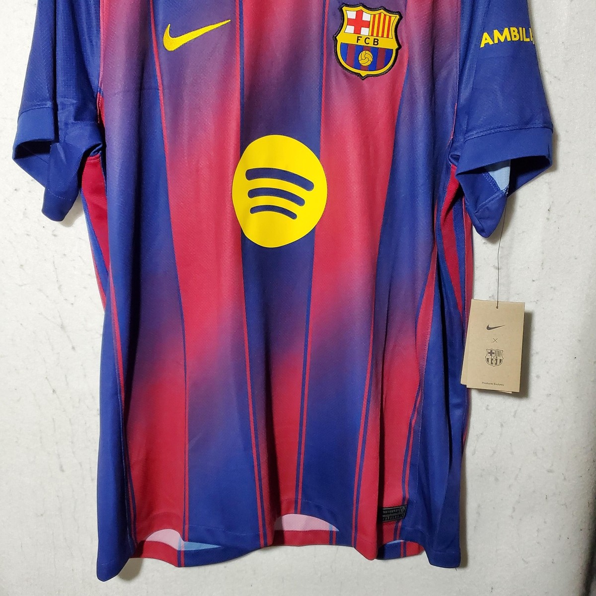 FC Barcelona Jersey Mens XL Blue Soccer Nike Dri Fit Pedri 8